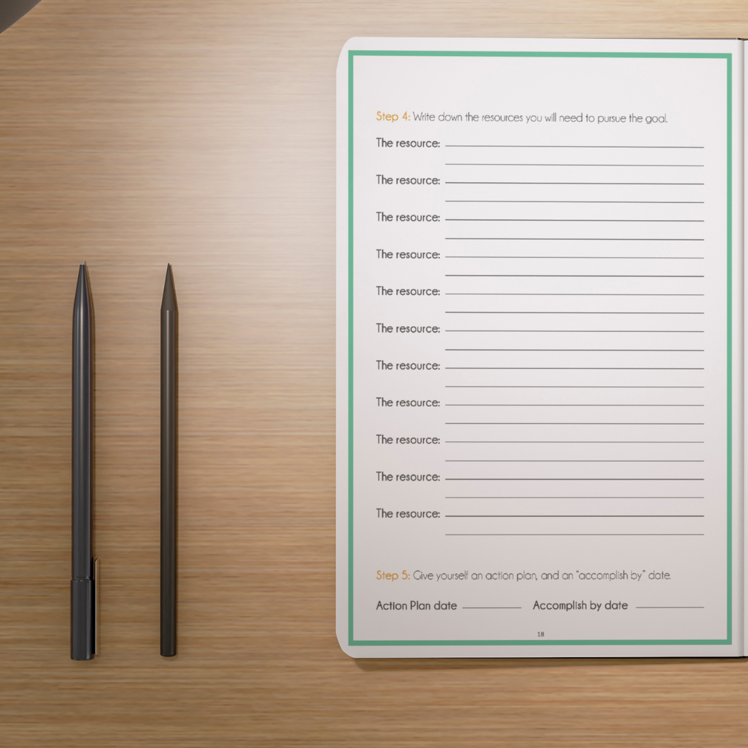 Blue brain dump guided journal interior 3