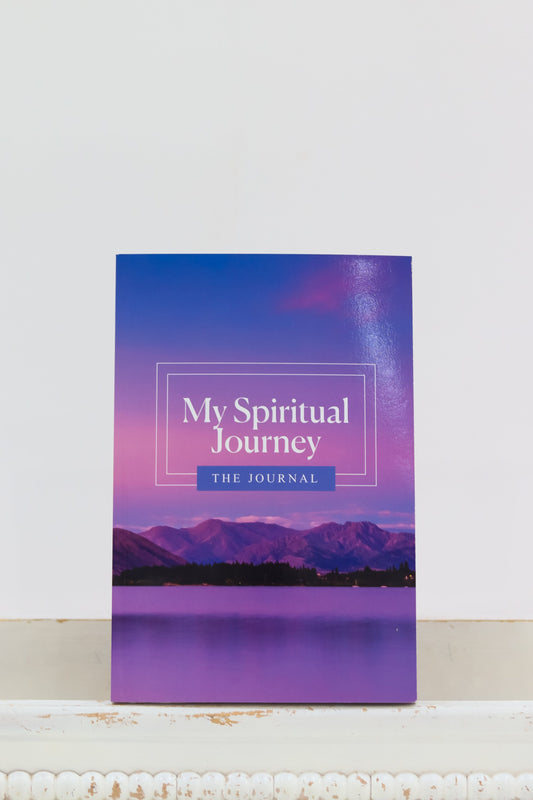 Purple Spiritual Journey Guided Journal Front Cover